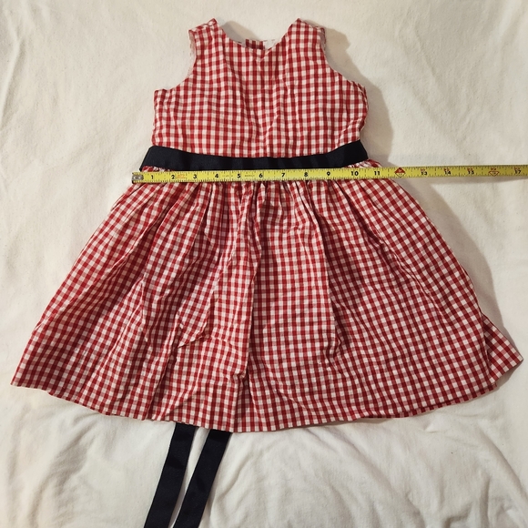 Red and White Plaid Dress 12 months - Picture 5 of 5